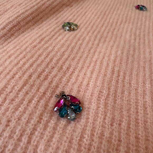 Boden Pink Embellished Sweater - Picture 6 of 7